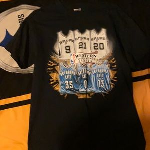 NBA Spurs vs Oklahoma City shirt